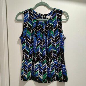 Calvin Klein  Pleated Sleeveless Top PL